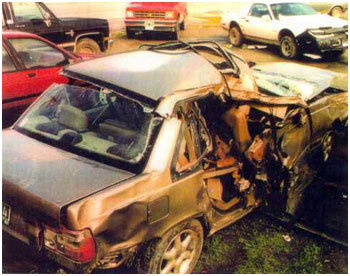 a car crash as a passenger riding with an impaired teen driver